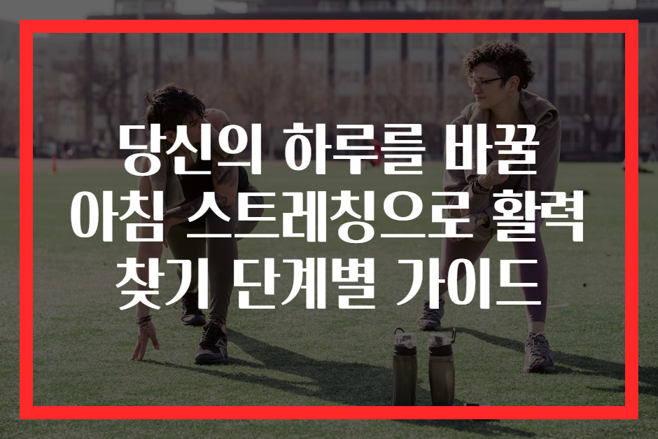 당신의 하루를 바꿀 아침 스트레칭으로 활력 찾기 단계별 가이드