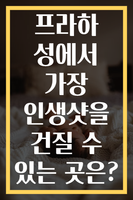 프라하 성에서 가장 인생샷을 건질 수 있는 곳은?